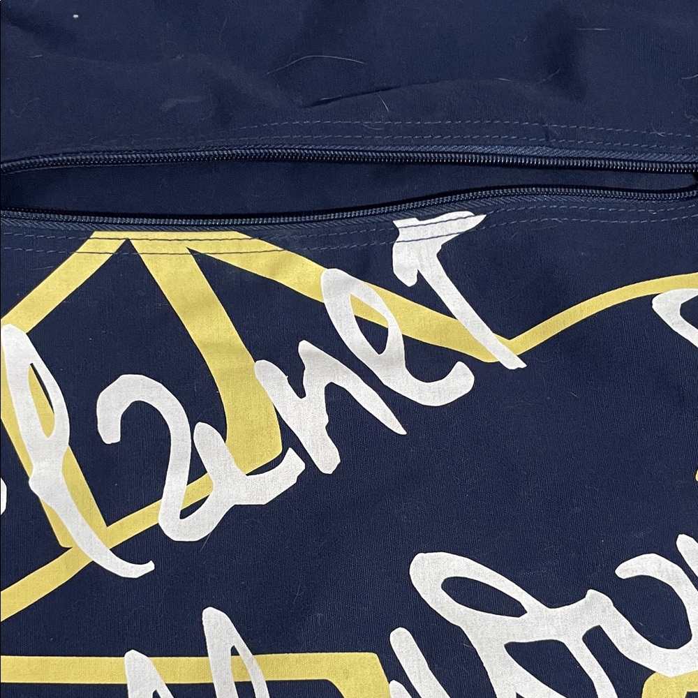 Navy Blue Drawstring Bag - Picture 4 of 4